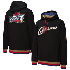 Cleveland Cavaliers Hardwood Classics Nights Playmaker Fleece Hoodie Black