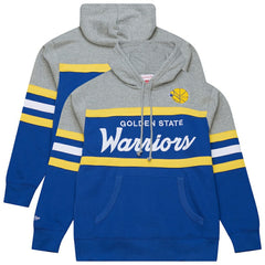 Golden State Warriors Head Coach Hoodie Royal/Gray