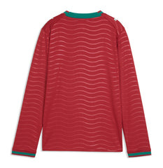 Portugal National Team Youth 2026 Home Replica Long Sleeve Jersey Red