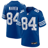NFL Tyler Warren Indianapolis Colts Alternate Game Jersey - Royal