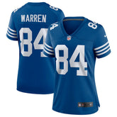 NFL Tyler Warren Indianapolis Colts Women's Alternate Game Jersey - Royal