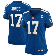 NFL Daniel Jones Indianapolis Colts Women's Alternate 2 Indiana Nights Game Jersey - Heather Royal