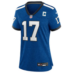 NFL Daniel Jones Indianapolis Colts Women's Alternate 2 Indiana Nights Game Jersey - Heather Royal