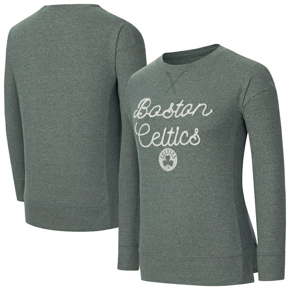 Boston Celtics Concepts Sport Women's Rigor Long Sleeve Jersey T-Shirt Hunter Green