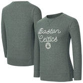 Boston Celtics Concepts Sport Women's Rigor Long Sleeve Jersey T-Shirt Hunter Green