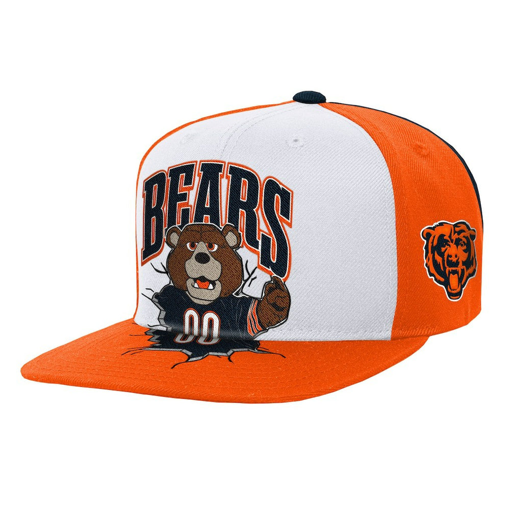 Chicago Bears Youth Team Mascot Snapback Hat White