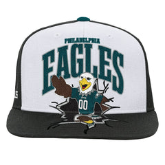 Philadelphia Eagles Youth Team Mascot Snapback Hat White