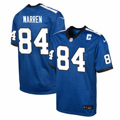 NFL Tyler Warren Indianapolis Colts Youth Alternate 2 Game Jersey - Royal
