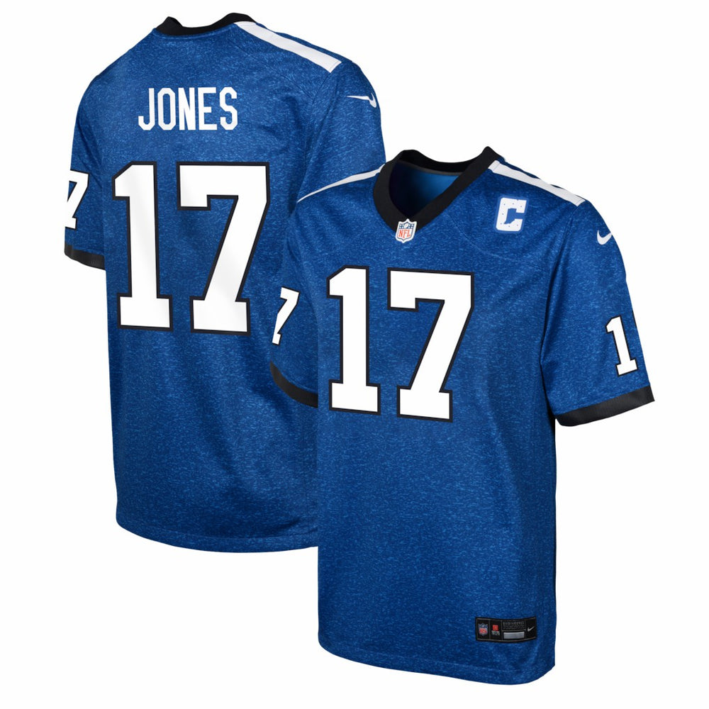 NFL Daniel Jones Indianapolis Colts Youth Alternate 2 Game Jersey - Royal