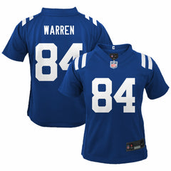 NFL Tyler Warren Indianapolis Colts Preschool Team Game Jersey - Royal