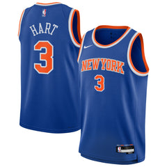 NBA Josh Hart New York Knicks Youth Swingman Jersey - Icon Edition - Blue