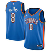NBA Jalen Williams Oklahoma City Thunder Youth Swingman Jersey - Icon Edition - Blue