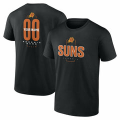 Phoenix Suns Center Court Name & Number Custom T-Shirt Black