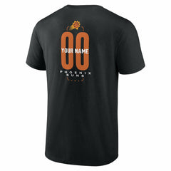 Phoenix Suns Center Court Name & Number Custom T-Shirt Black