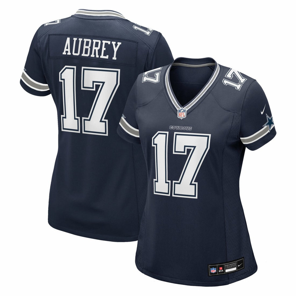 NFL Brandon Aubrey Dallas Cowboys Women's Team Game Jersey - Navy