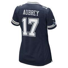 NFL Brandon Aubrey Dallas Cowboys Women's Team Game Jersey - Navy