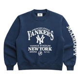 New York Yankees Madhappy Unisex High Rib Sweatshirt - Blue Sweatshirts