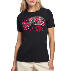 Toronto Raptors Starter Women's Fireworks T-Shirt Black