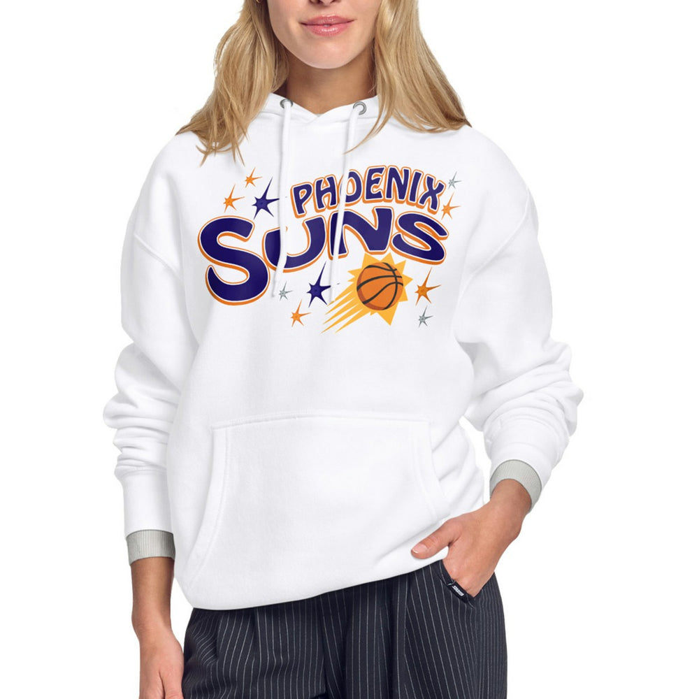 Phoenix Suns Starter Women's Fireworks Fleece Hoodie White