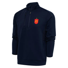 Spain National Team Antigua Genesis Quarter-Zip Pullover Navy sale