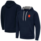 Spain National Team Antigua Takeover Fleece Raglan Hoodie Navy sale