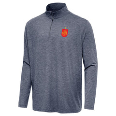 Spain National Team Antigua Masters Quarter-Zip Pullover Heather Navy