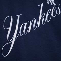 New York Yankees Mitchell & Ness Women's Script Sweatshirt - Navy Sweatshirts