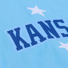 Kansas City Royals Mitchell & Ness Women's Pep Rally Cropped Boxy T-Shirt - Light Blue T-shirts