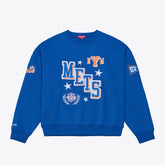 New York Mets Mitchell & Ness Women's Pep Rally Sweatshirt - Royal Sweatshirts