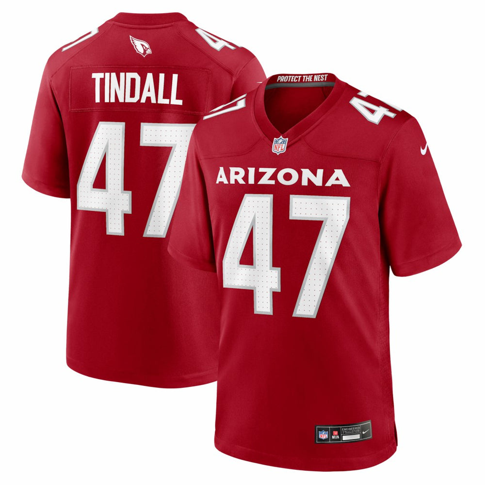 NFL Channing Tindall Arizona Cardinals Team Game Jersey - Cardinal