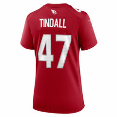 NFL Channing Tindall Arizona Cardinals Women's Team Game Jersey - Cardinal