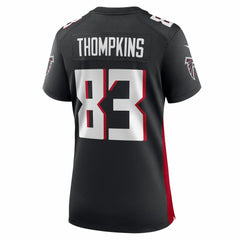 NFL Deven Thompkins Atlanta Falcons Women's Team Game Jersey - Black