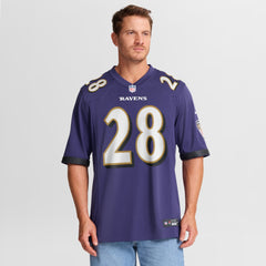 NFL Taven Bryan Baltimore Ravens Team Game Jersey - Purple