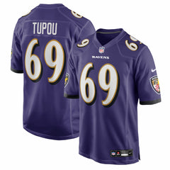 NFL Josh Tupou Baltimore Ravens Team Game Jersey - Purple