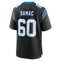 Nick Samac Carolina Panthers Team Game Jersey Black