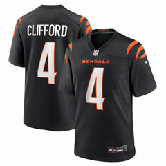 NFL Sean Clifford Cincinnati Bengals Team Game Jersey - Black