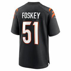 NFL Isaiah Foskey Cincinnati Bengals Team Game Jersey - Black