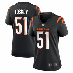 NFL Isaiah Foskey Cincinnati Bengals Women's Team Game Jersey - Black