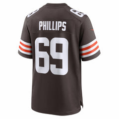 NFL Tyre Phillips Cleveland Browns Team Game Jersey - Brown