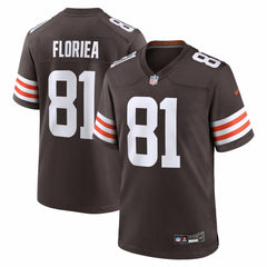 NFL Luke Floriea Cleveland Browns Team Game Jersey - Brown