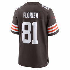 NFL Luke Floriea Cleveland Browns Team Game Jersey - Brown
