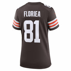 NFL Luke Floriea Cleveland Browns Women's Team Game Jersey - Brown