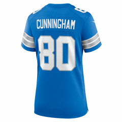 NFL Malik Cunningham Detroit Lions Women's Team Game Jersey - Blue