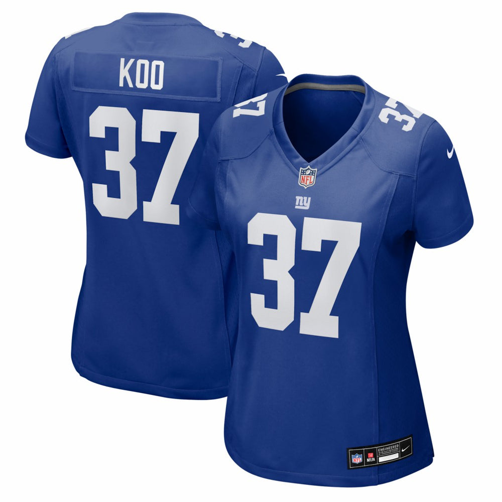NFL Younghoe Koo New York Giants Women's Team Game Jersey - Royal