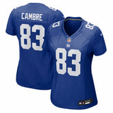 NFL Dalen Cambre New York Giants Women's Team Game Jersey - Royal