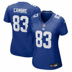 NFL Dalen Cambre New York Giants Women's Team Game Jersey - Royal