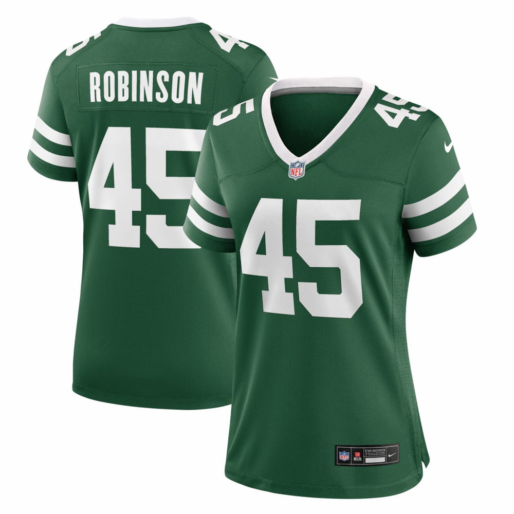 NFL Mark Robinson New York Jets Women's Team Game Jersey - Legacy Green
