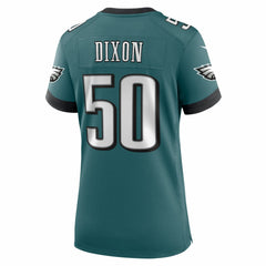 NFL Lance Dixon Philadelphia Eagles Women's Team Game Jersey - Midnight Green