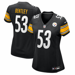 NFL JaWhaun Bentley Pittsburgh Steelers Women's Team Game Jersey - Black