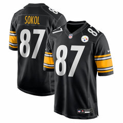 NFL Matt Sokol Pittsburgh Steelers Team Game Jersey - Black